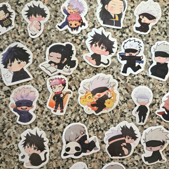 🍒🍒 Anime Jujutsu Kaisen Stickers - Picture 1 of 6